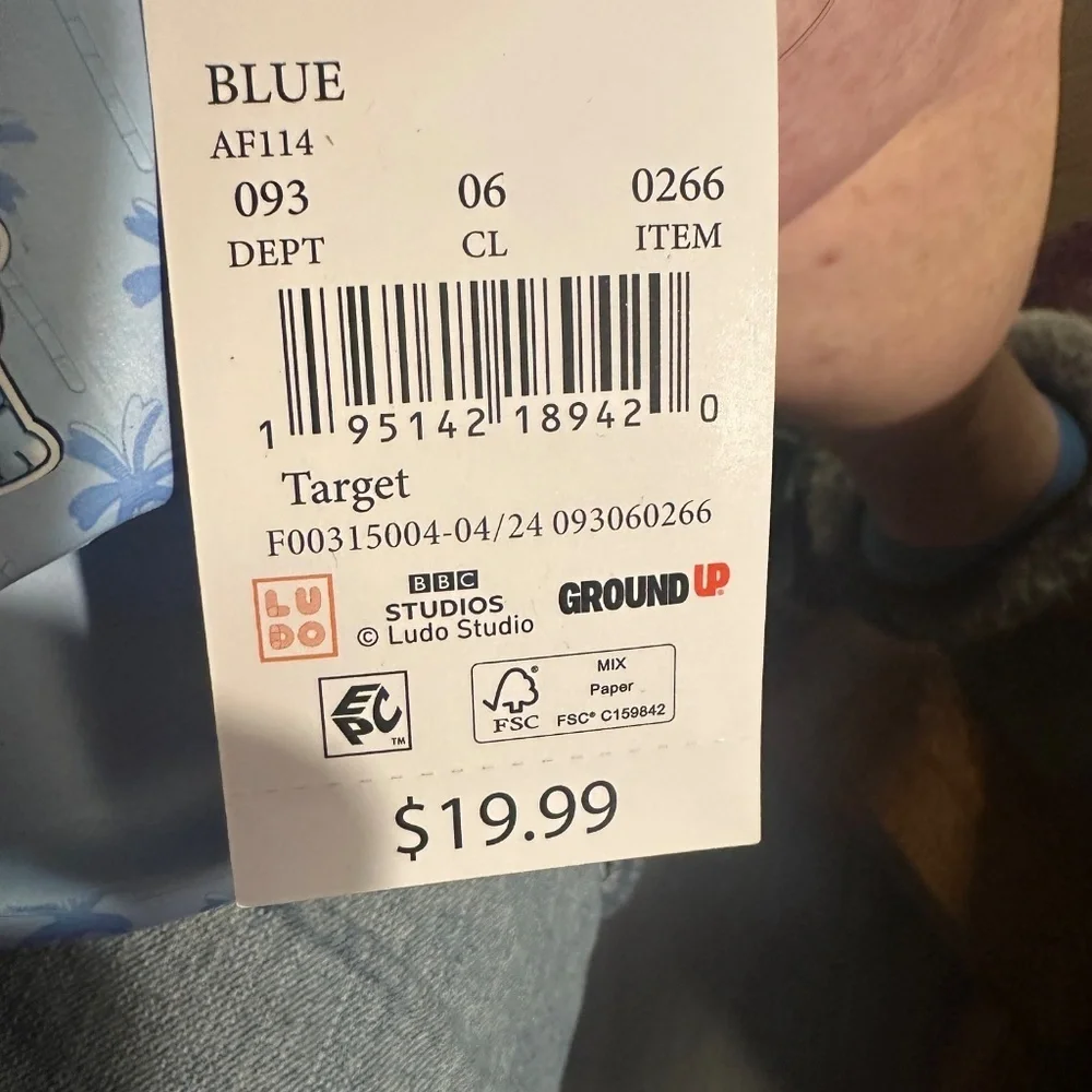 Toddler Bluey Cat & Jack Slide Sandals Size 9 - Picture 5 of 5